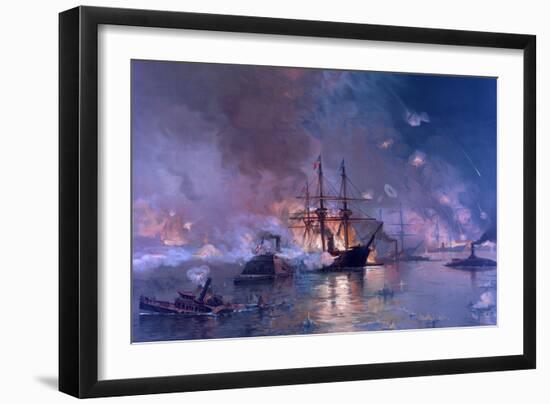 The Capture of New Orleans During the Civil War, 1886-null-Framed Giclee Print