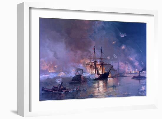 The Capture of New Orleans During the Civil War, 1886-null-Framed Giclee Print