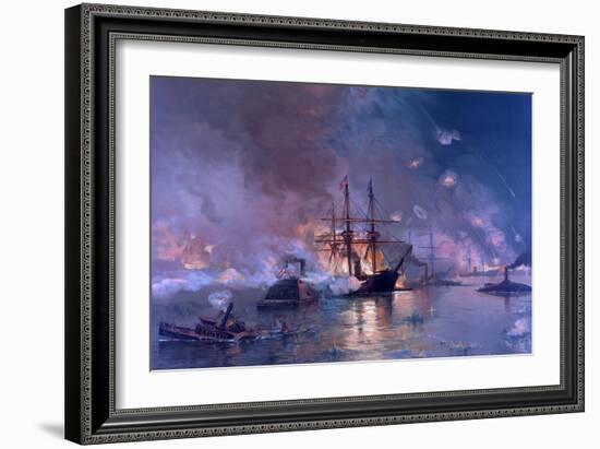 The Capture of New Orleans During the Civil War, 1886-null-Framed Giclee Print