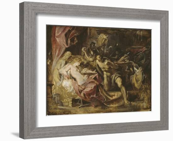 The Capture of Samson, 1609-10-Peter Paul Rubens-Framed Giclee Print