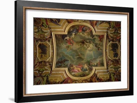 The Capture of the Town and Citadel of Ghent in Six Days in 1678-Charles Le Brun-Framed Giclee Print