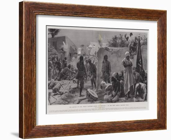 The Capture of Yola, Benue, Northern Nigeria, on 2 September, by the West African Frontier Force-Richard Caton Woodville II-Framed Giclee Print