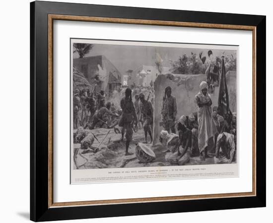 The Capture of Yola, Benue, Northern Nigeria, on 2 September, by the West African Frontier Force-Richard Caton Woodville II-Framed Giclee Print