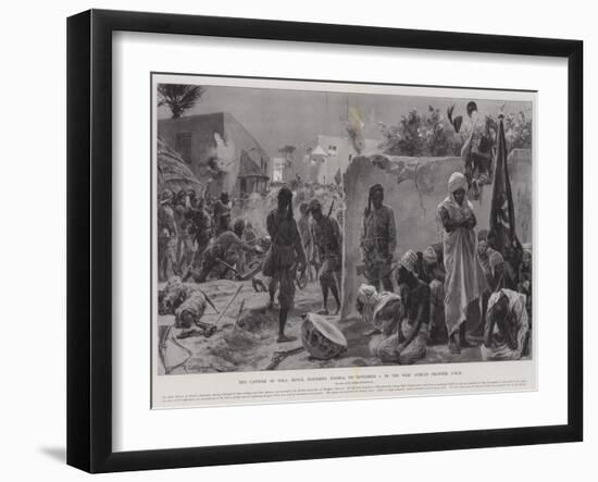 The Capture of Yola, Benue, Northern Nigeria, on 2 September, by the West African Frontier Force-Richard Caton Woodville II-Framed Giclee Print
