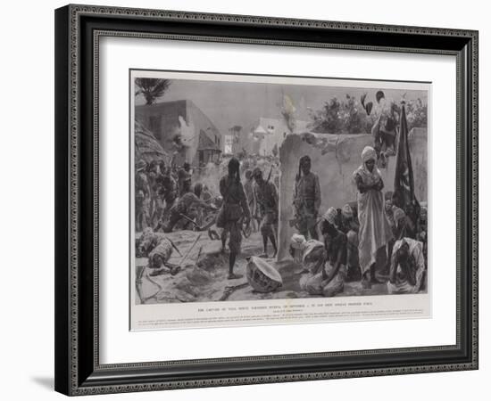 The Capture of Yola, Benue, Northern Nigeria, on 2 September, by the West African Frontier Force-Richard Caton Woodville II-Framed Giclee Print