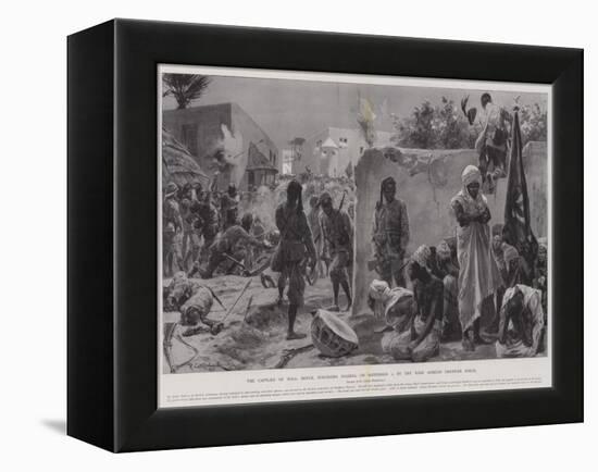 The Capture of Yola, Benue, Northern Nigeria, on 2 September, by the West African Frontier Force-Richard Caton Woodville II-Framed Premier Image Canvas