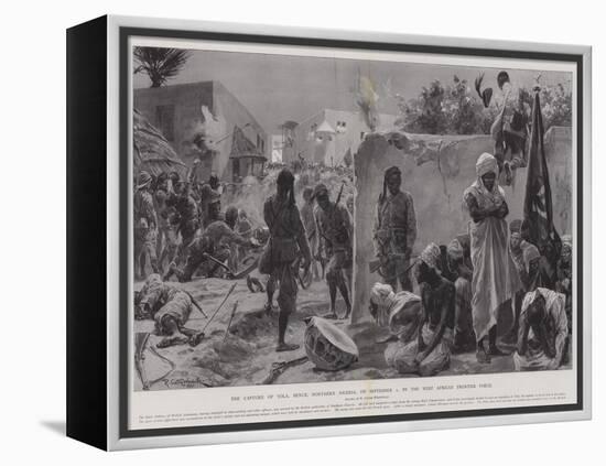 The Capture of Yola, Benue, Northern Nigeria, on 2 September, by the West African Frontier Force-Richard Caton Woodville II-Framed Premier Image Canvas