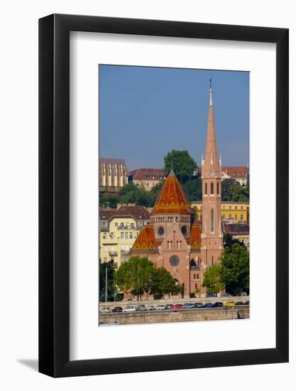 The Capuchin Church (Kapucinus Templom), Buda Side of the Danube, Budapest, Hungary, Europe-Carlo Morucchio-Framed Photographic Print