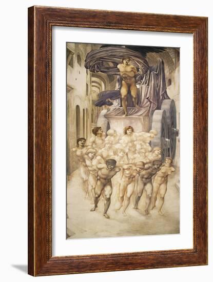 The Car of Love-Edward Burne-Jones-Framed Giclee Print