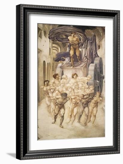 The Car of Love-Edward Burne-Jones-Framed Giclee Print