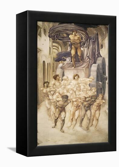 The Car of Love-Edward Burne-Jones-Framed Premier Image Canvas