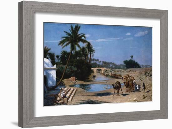 The Caravan-Jean Leon Gerome-Framed Giclee Print