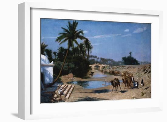 The Caravan-Jean Leon Gerome-Framed Giclee Print