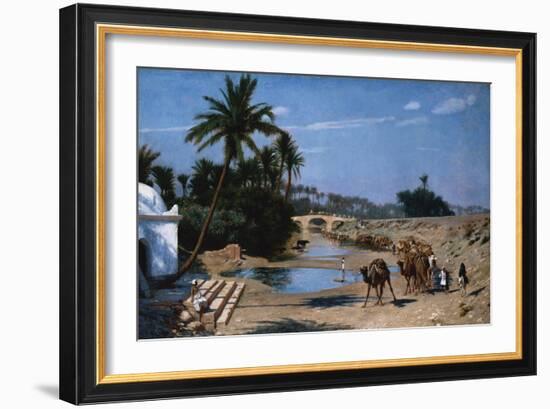 The Caravan-Jean Leon Gerome-Framed Giclee Print