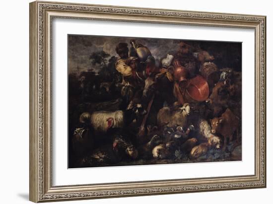 The Caravan-Giovanni Benedetto Castiglione-Framed Giclee Print