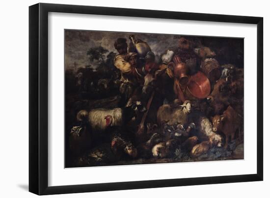 The Caravan-Giovanni Benedetto Castiglione-Framed Giclee Print