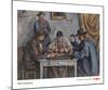 The Card Players, 1890-1892-Paul Cezanne-Mounted Art Print