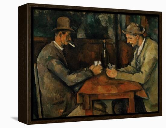 The Card Players, 1890-95-Paul Cézanne-Framed Premier Image Canvas