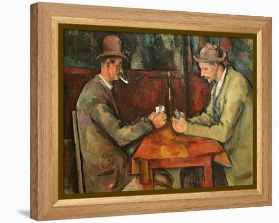 The Card Players, 1893-96-Paul C?zanne-Framed Premier Image Canvas