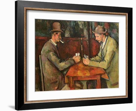 The Card Players, 1893-96-Paul C?zanne-Framed Giclee Print