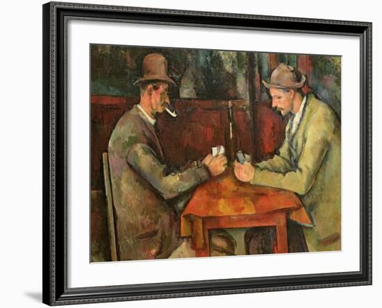 The Card Players, 1893-96-Paul C?zanne-Framed Giclee Print