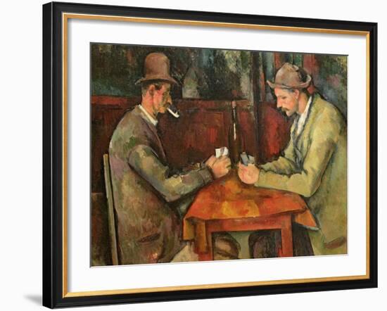 The Card Players, 1893-96-Paul C?zanne-Framed Giclee Print