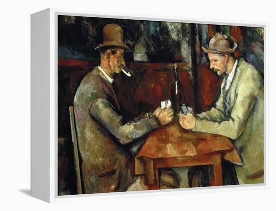 The Card Players, about 1890/95-Paul Cézanne-Framed Premier Image Canvas