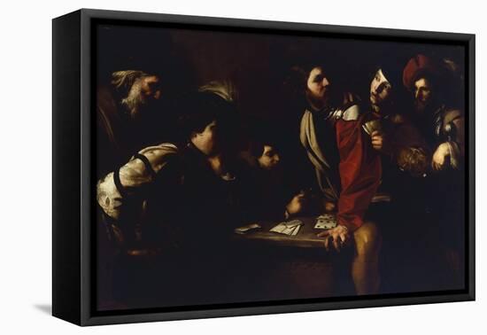 The Card Players, by Bartolomeo Manfredi (Ca 1582-1622), Canvas, Italy, 17th Century-null-Framed Premier Image Canvas