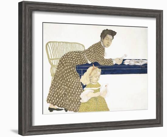 The Card Players, C. 1903-Leon Bakst-Framed Giclee Print