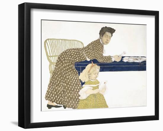 The Card Players, C. 1903-Leon Bakst-Framed Giclee Print