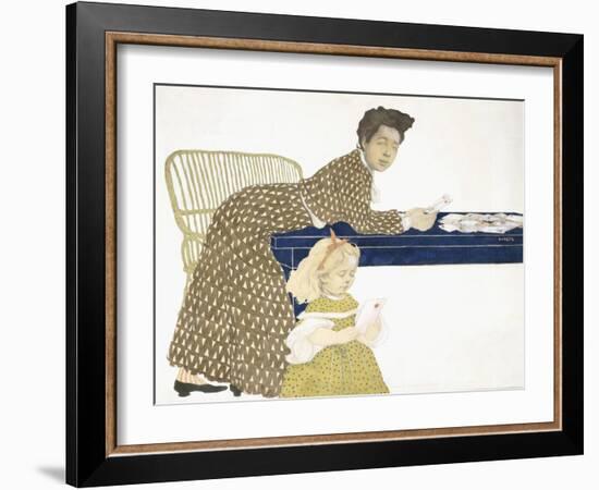 The Card Players, C. 1903-Leon Bakst-Framed Giclee Print