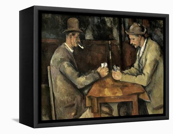 The Card Players (Les Joueurs De Cartes)-Paul Cézanne-Framed Stretched Canvas