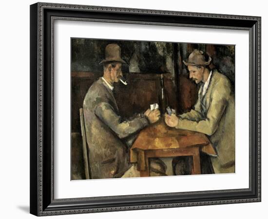 The Card Players (Les Joueurs De Cartes)-Paul Cézanne-Framed Art Print