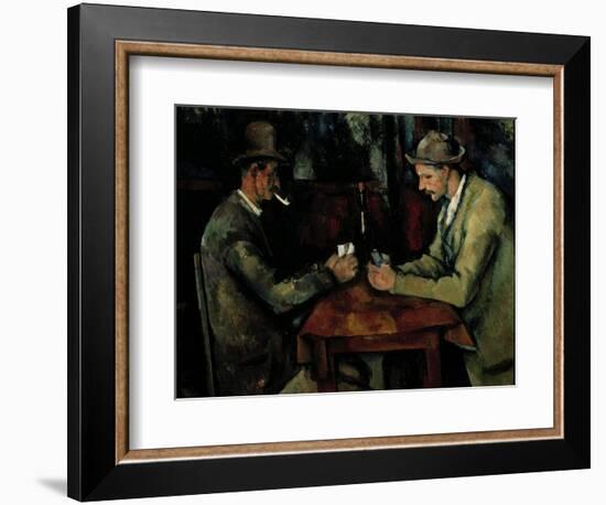 The Card Players-Paul Cézanne-Framed Giclee Print