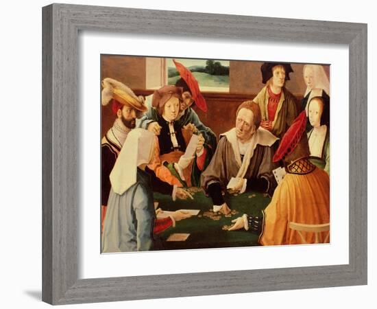 The Card Players-Lucas van Leyden-Framed Giclee Print