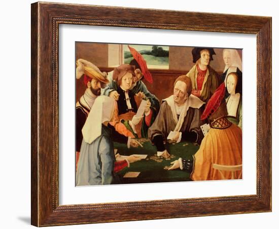 The Card Players-Lucas van Leyden-Framed Giclee Print