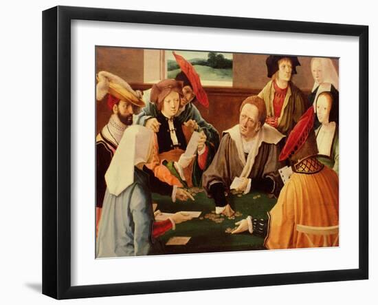 The Card Players-Lucas van Leyden-Framed Giclee Print