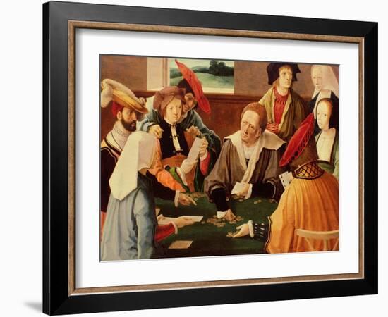 The Card Players-Lucas van Leyden-Framed Giclee Print