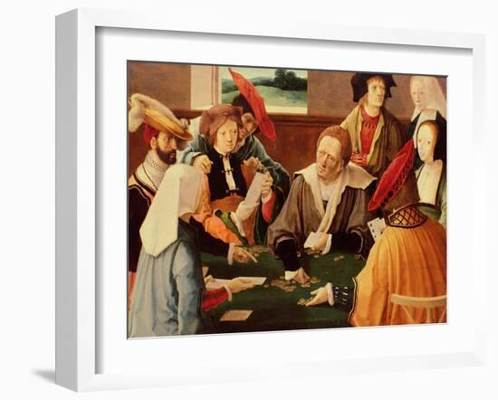 The Card Players-Lucas van Leyden-Framed Giclee Print