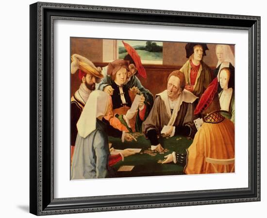 The Card Players-Lucas van Leyden-Framed Giclee Print