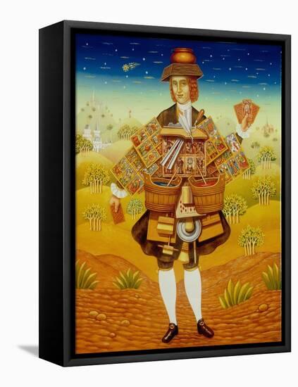 The Card Seller, 2003-Frances Broomfield-Framed Premier Image Canvas