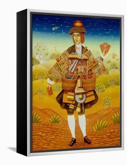 The Card Seller, 2003-Frances Broomfield-Framed Premier Image Canvas