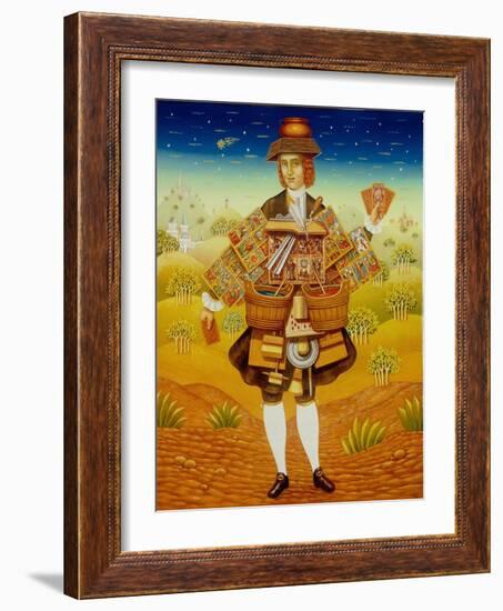 The Card Seller, 2003-Frances Broomfield-Framed Giclee Print