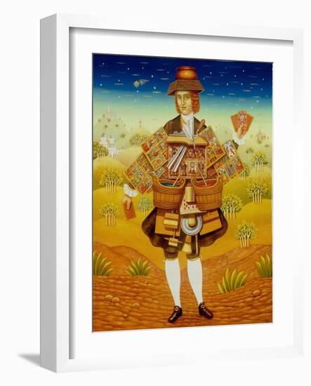 The Card Seller, 2003-Frances Broomfield-Framed Giclee Print