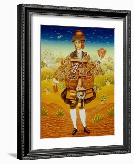 The Card Seller, 2003-Frances Broomfield-Framed Giclee Print