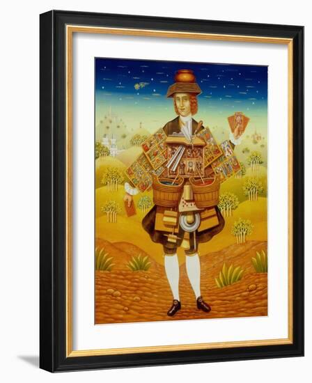 The Card Seller, 2003-Frances Broomfield-Framed Giclee Print