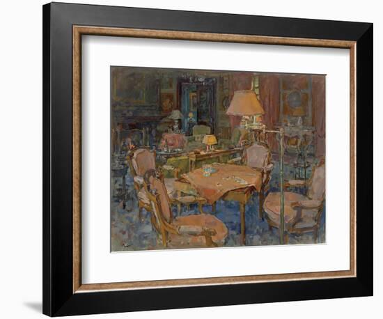 The Card Table, L'Eveche-Susan Ryder-Framed Giclee Print