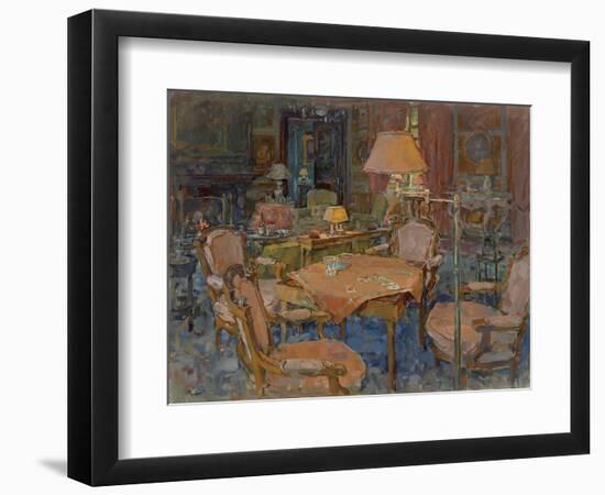 The Card Table, L'Eveche-Susan Ryder-Framed Giclee Print