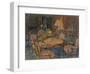 The Card Table, L'Eveche-Susan Ryder-Framed Giclee Print