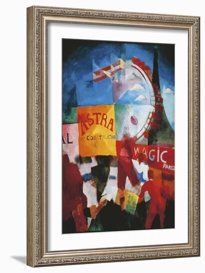 The Cardiff Team, 1912-13-Robert Delaunay-Framed Giclee Print